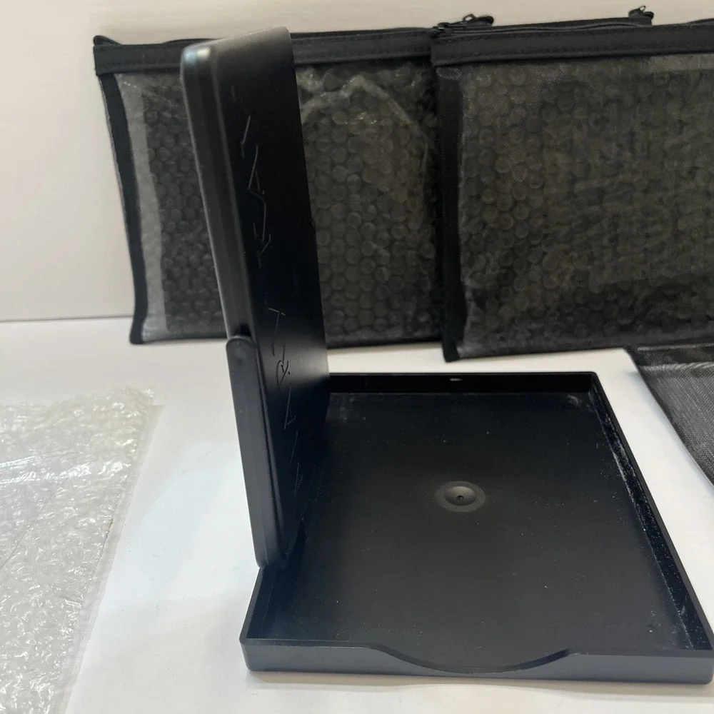 Makeup Mirrors Foldable Travel with Stand & Mesh Zip Bag LOT OF 4 New